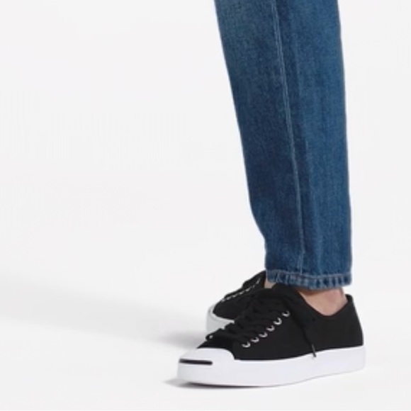 New Classic Black Canvas Sneakers jack purcell 164056C - Picture 3 of 14